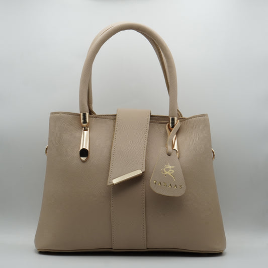 Croc-Chic Nude Beige - A Glimpse of Glamour