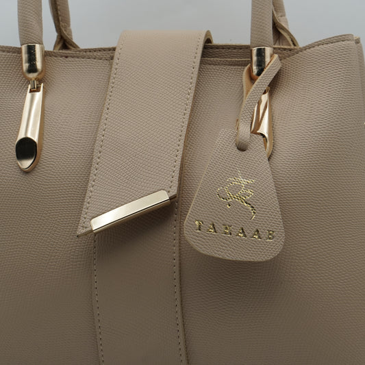 Croc-Chic Nude Beige - A Glimpse of Glamour
